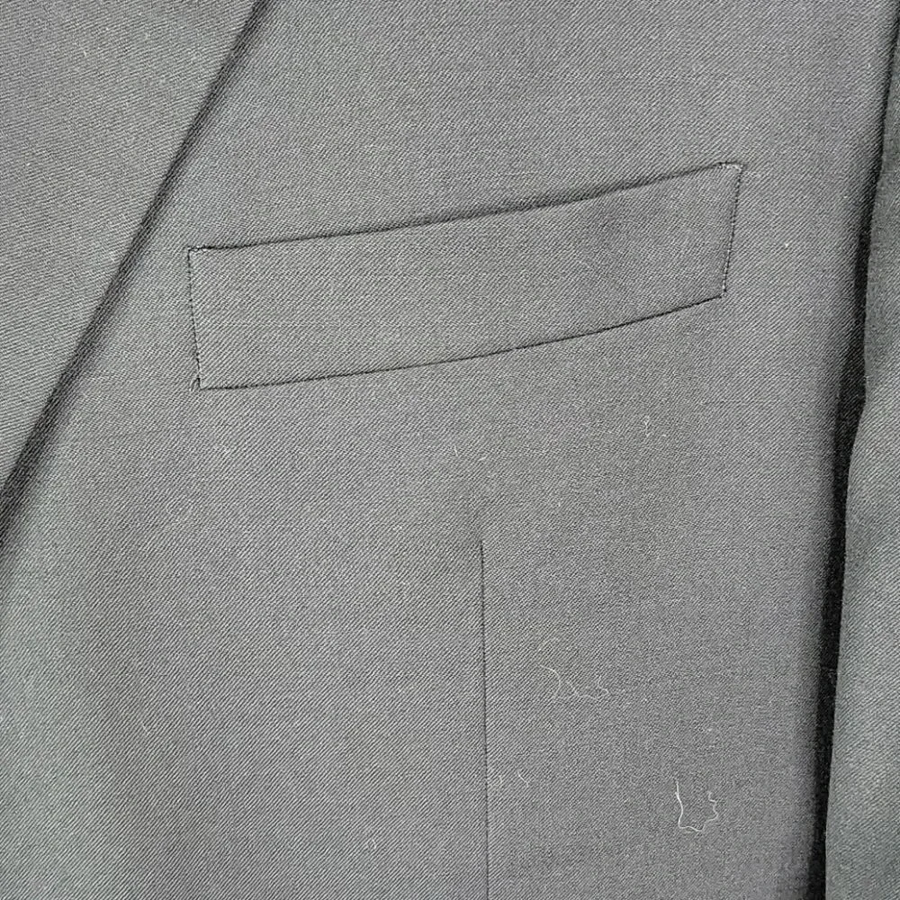 PETROCELLI‎ Wool Black Suit Coat 46XL